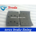 OEM terex truck brake lining for dump truck 3305 3306 3307 tr35 tr45 tr50 tr60 tr100